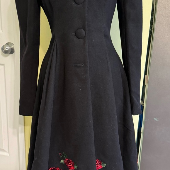 BNWT HELL BUNNY ROSA ROSSA COAT *GORGEOUS* - Picture 5 of 8